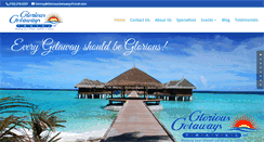 Desktop Screenshot of gloriousgetawaystravel.com